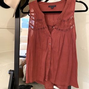 Lace tank top